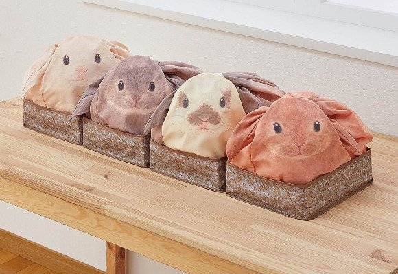 Cute Japanese bunny bags store your items and keep you company at the same time!