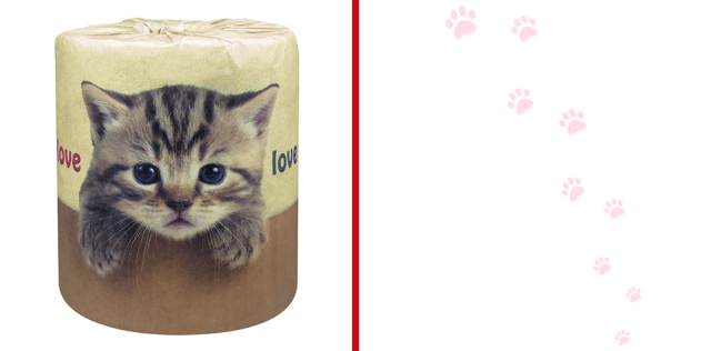 Japan’s new custom-order cat-theme toilet paper lets you wipe your butt with cuteness