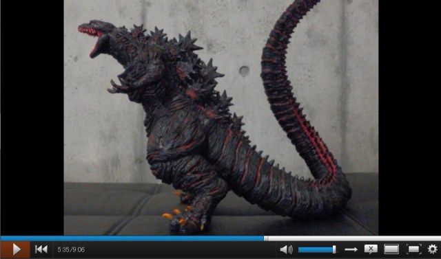 Video shows incredible process it took to create monstrous model of Godzilla from clay