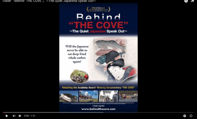 Japanese film “Behind THE COVE” defends whaling and dolphin-hunting, screens in the U.S.【Video】