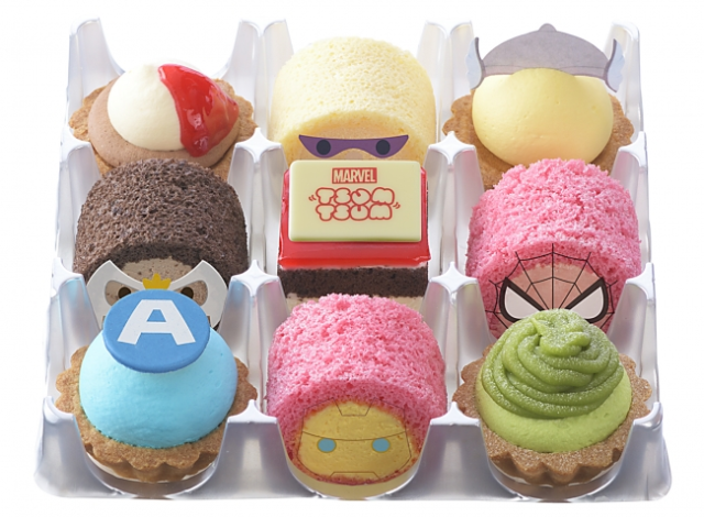 Avengers assemble…for dessert! Marvel superheroes become cute and tasty cakes in Japan