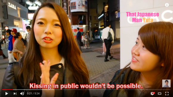 Do Japanese people kiss in Public? 【Interview】