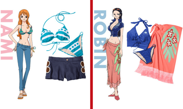 One Piece official lingerie and bikinis: further proof that the pirate anime is for grown-ups too