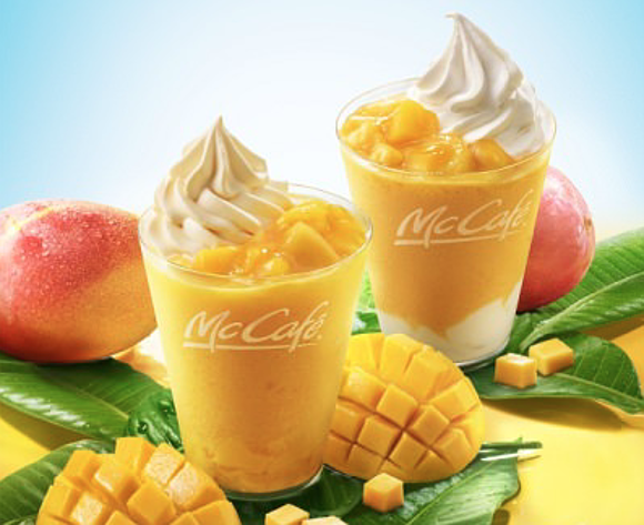 McDonald’s adds unusual mango smoothies to their menu in Japan this summer