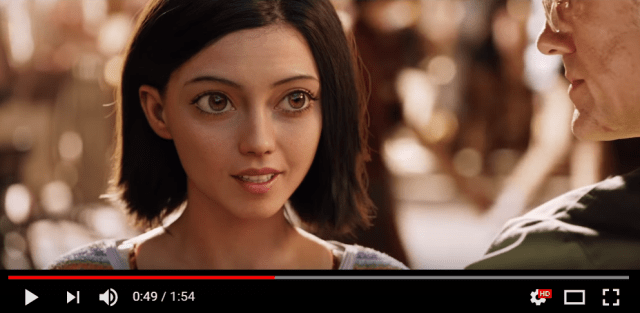 Hollywood’s Alita: Battle Angel live-action anime adaptation keeps heroine’s gigantic anime eyes