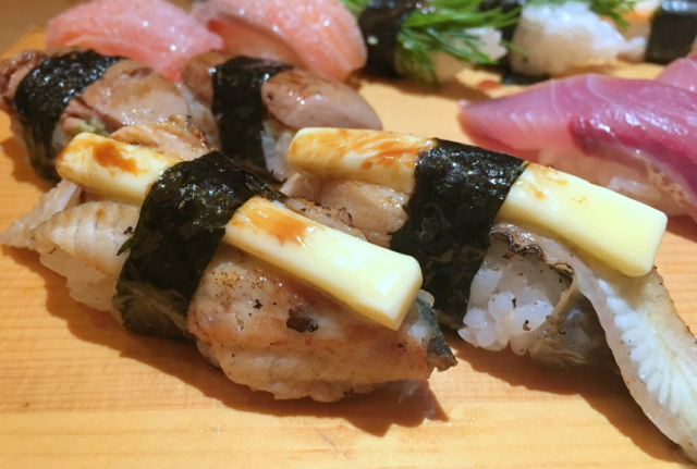 Butter on sushi? We’d heard it was great, but we wouldn’t believe it without trying it ourselves