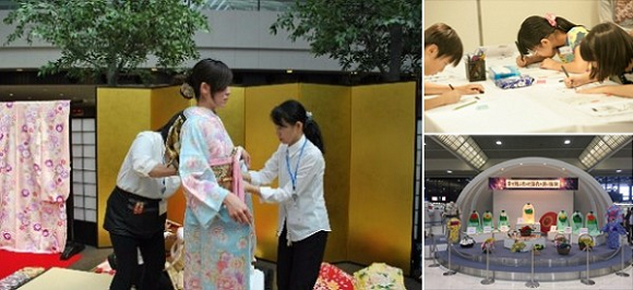 Narita Airport starts free cultural event series with kimono-wearing, manga creator experiences