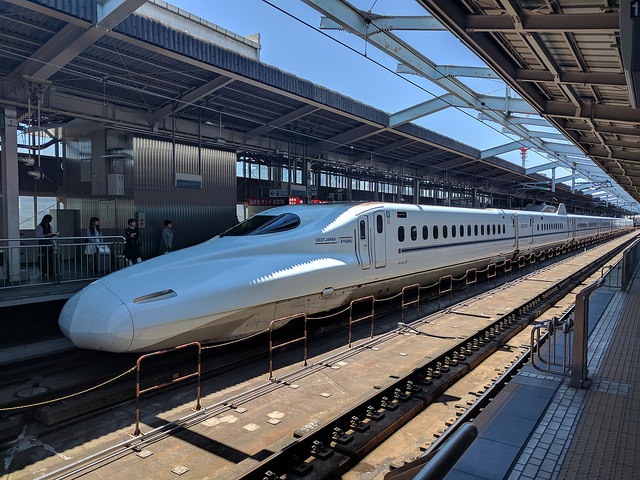 Human body parts found in crack on bonnet of Shinkansen bullet train