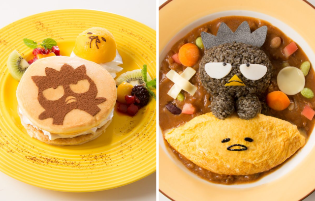 Sanrio’s laziest character gets a hand from its surliest as Bad Badtz-Maru joins Gudetama Cafe