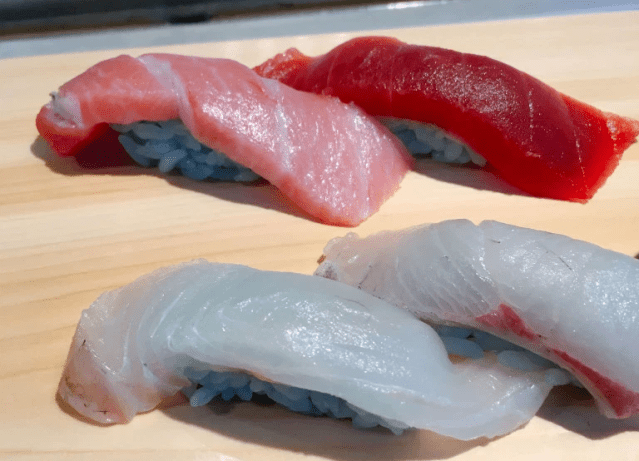 Tokyo has a BLUE sushi restaurant with all-you-can-eat BLUE sushi for just 400 yen (US$3.50)