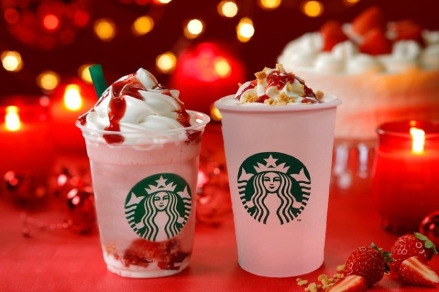 Starbucks Japan unveils new Christmas Cake Frappuccinos and gingerbread lattes for 2018