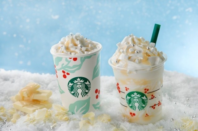 Starbucks Japan unveils new White Chocolate Snow Frappuccino for Christmas