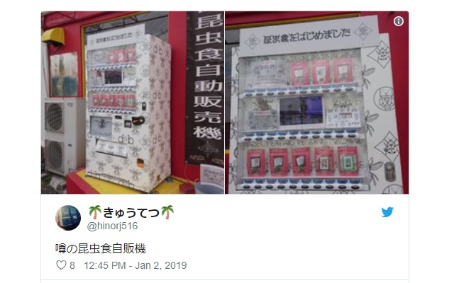 Vending machine selling edible bugs is an instant hit in Kumamoto, generates about $4,600 a month