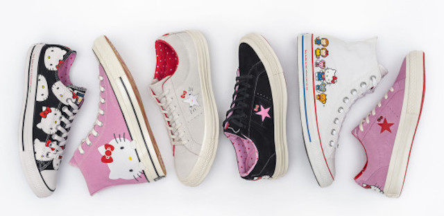 Hello Kitty gets a new job — this time appearing on Converse sneakers!