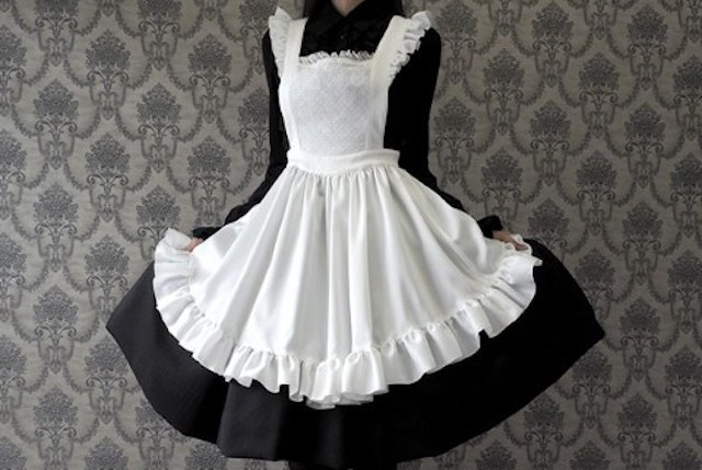 Japanese maid cosplay uniform transforms you into the fairytale anime character of your dreams