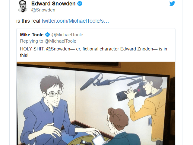 Edward Snowden Reacts to His Cameo in Lupin III: Goodbye Partner