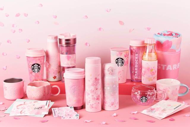 Starbucks Japan reveals new sakura cherry blossom drinkware range for 2020