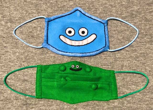 Japanese mom’s hand-made Slime masks draw near, boost kid’s cuteness and protection stats【Photos】