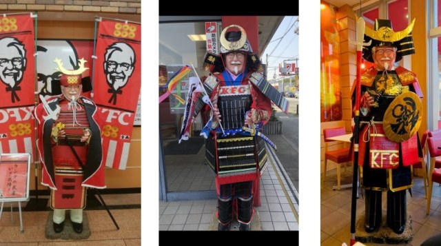 A roundup of some of this year’s best “Samurai Sanders”: KFC’s mascot in samurai armor【Photos】