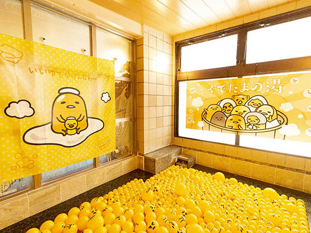 Tokyo spas offer limited-time Gudetama and Kero Kero Keroppi baths and goodies【Photos】