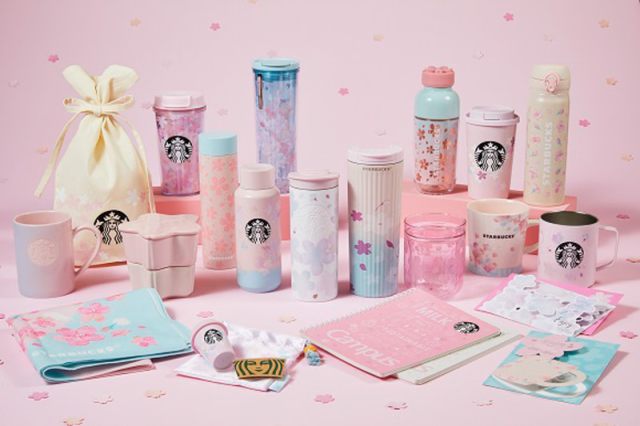 Starbucks Japan unveils sakura cherry blossom drinkware range for 2021