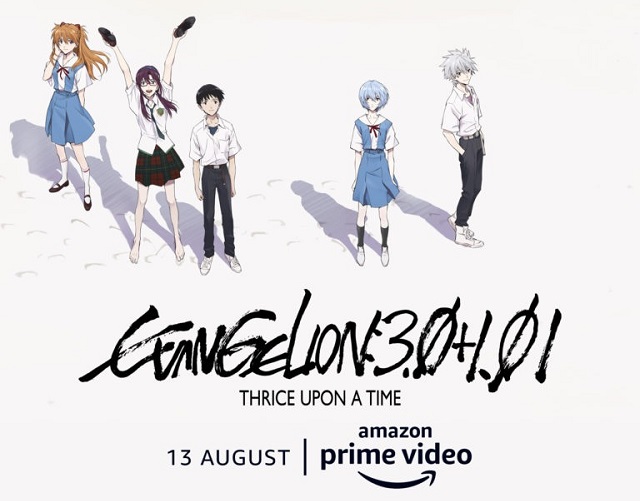 Final Evangelion movie streams on Amazon Prime in over 240 countries, subbed and dubbed, in August