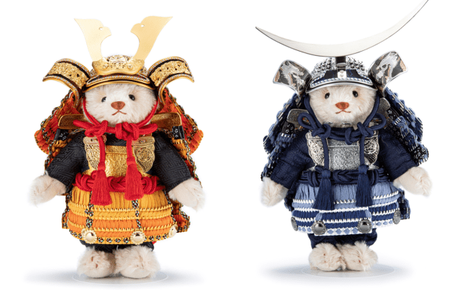 Preorders now open for Samurai Teddy Bears made by classic German toy maker Steiff