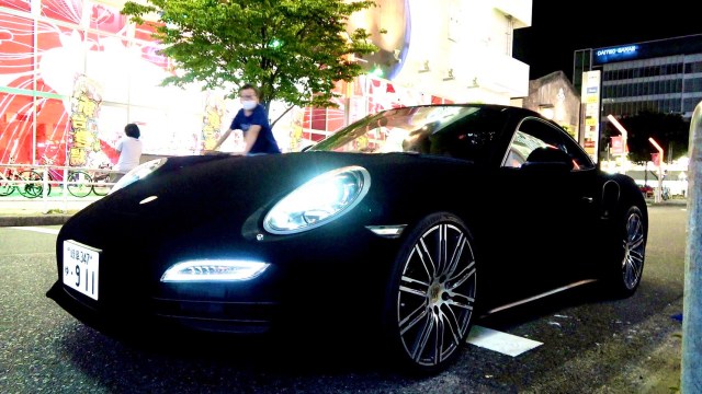 World’s blackest Porsche painted with Japan’s Musou Black 【Video】