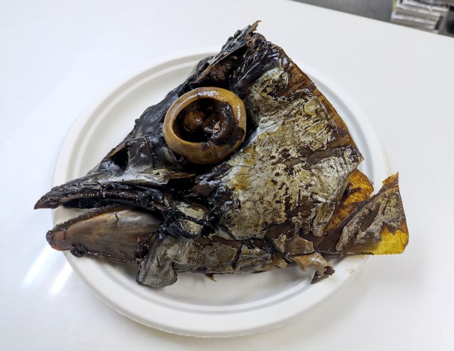 Mr. Sato nets himself a uniquely fishy souvenir inside of Tokyo’s major travel hub