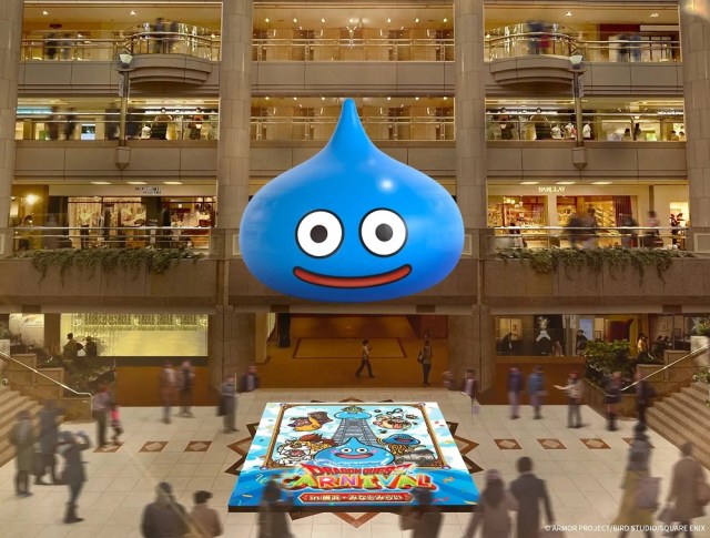 Giant, paint-your-own Slimes appear as part of Dragon Quest public art event this summer in Yokohama