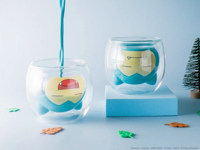 Sip with Snorlax – Clever drinkware design creates Pokémon in your glass with every pour【Pics】