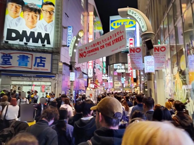 Shibuya Halloween had a very different feel this year