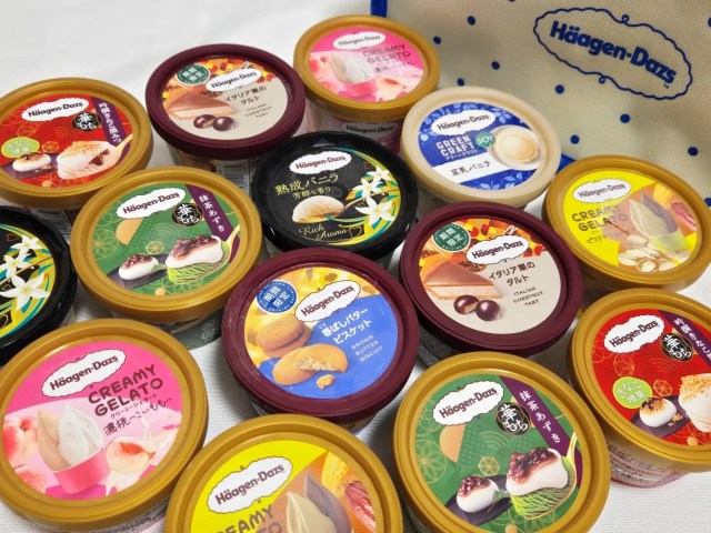 The Häagen-Dazs Japan fukubukuro lucky bag is filled with…ice creams from 2023