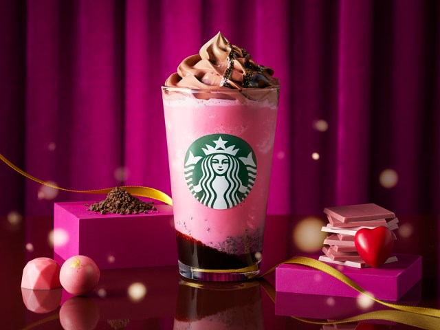 Starbucks Japan releases new Ruby Chocolate Frappuccino for Valentine’s Day