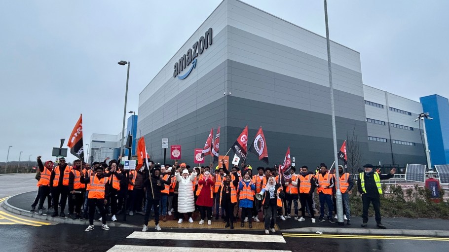 The GMB union has been adamant about Amazon isn’t paying their staff enough, repeatedly calling on the tech titan to raise starting pay to at least 15 pounds ($19.07) an hour.