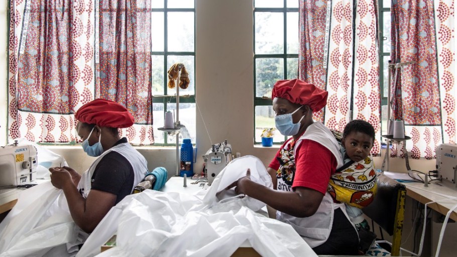 Garment workers in Nairobi, Kenya.