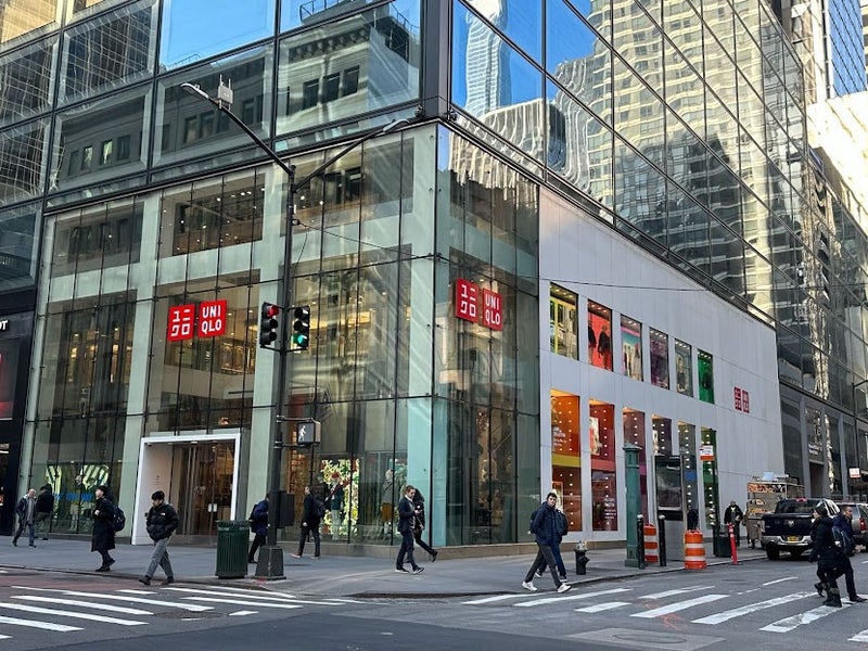 ユニクロニューヨーク　ユニクロ旗艦店　ユニクロ世界最大店舗　ユニクロ　Uniqlo