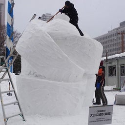 画像 さっぽろ雪まつり(2月4日～ 11日)の作業が始まりました。 の記事より 17つ目