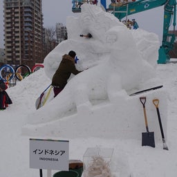 画像 さっぽろ雪まつり(2月4日～ 11日)の作業が始まりました。 の記事より 19つ目