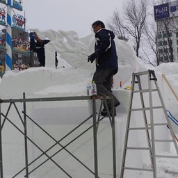 画像 さっぽろ雪まつり(2月4日～ 11日)の作業が始まりました。 の記事より 21つ目