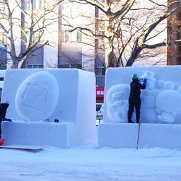 画像 さっぽろ雪まつり(2月4日～ 11日)の作業が始まりました。 の記事より 11つ目