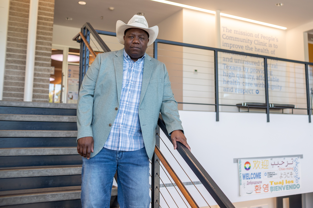 A man poses for a photo.