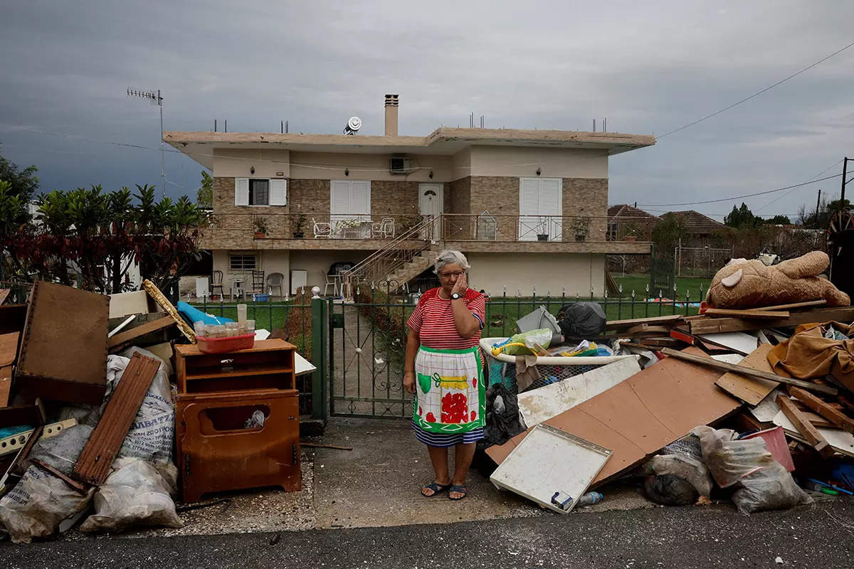 Greece undertakes cleanup following Storm Daniel