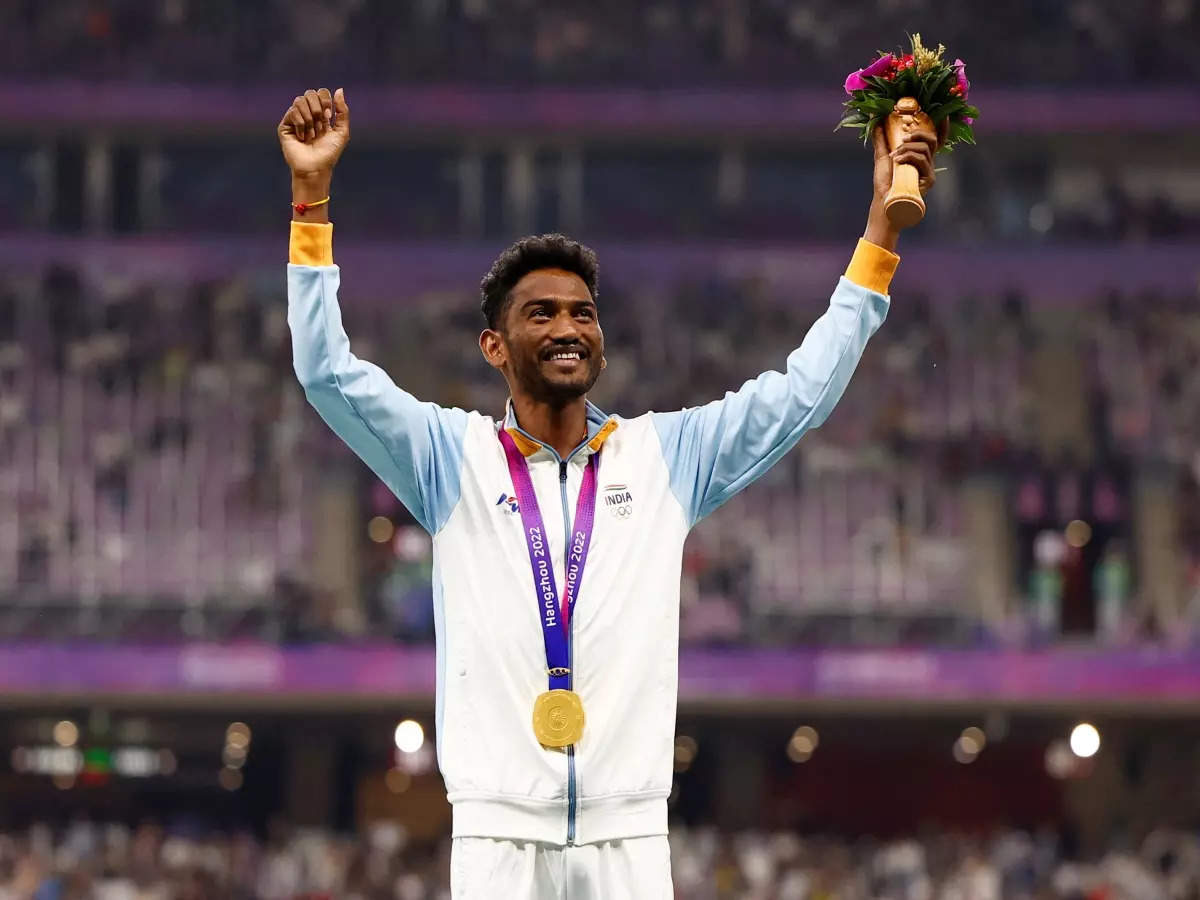 Asian Games 2023: Avinash Sable shatters record to win historic gold medal in 3000m steeplechase event, see pictures