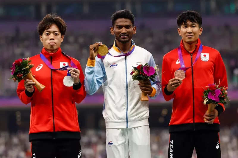 Asian Games 2023: Avinash Sable shatters record to win historic gold medal in 3000m steeplechase event, see pictures