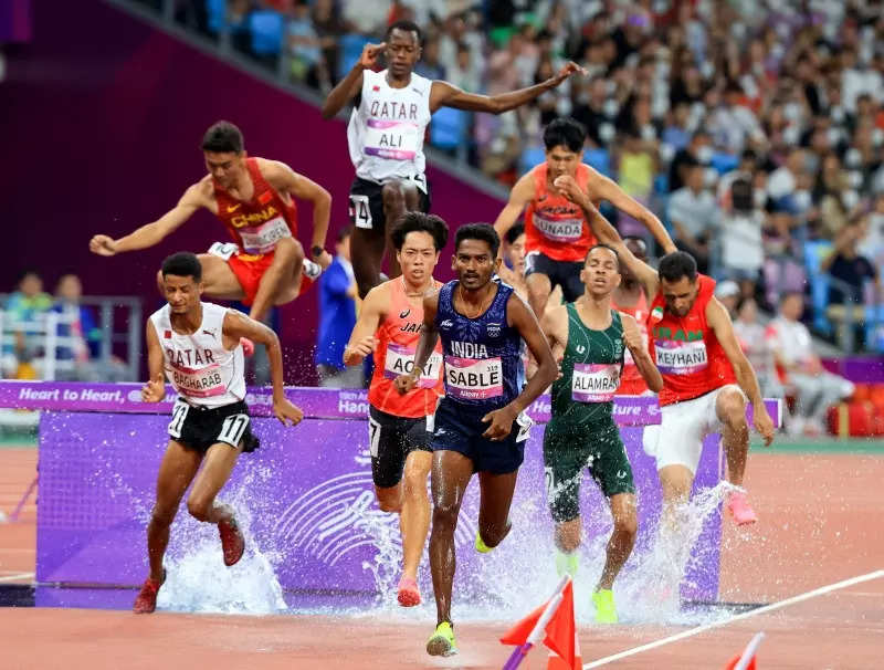 Asian Games 2023: Avinash Sable shatters record to win historic gold medal in 3000m steeplechase event, see pictures