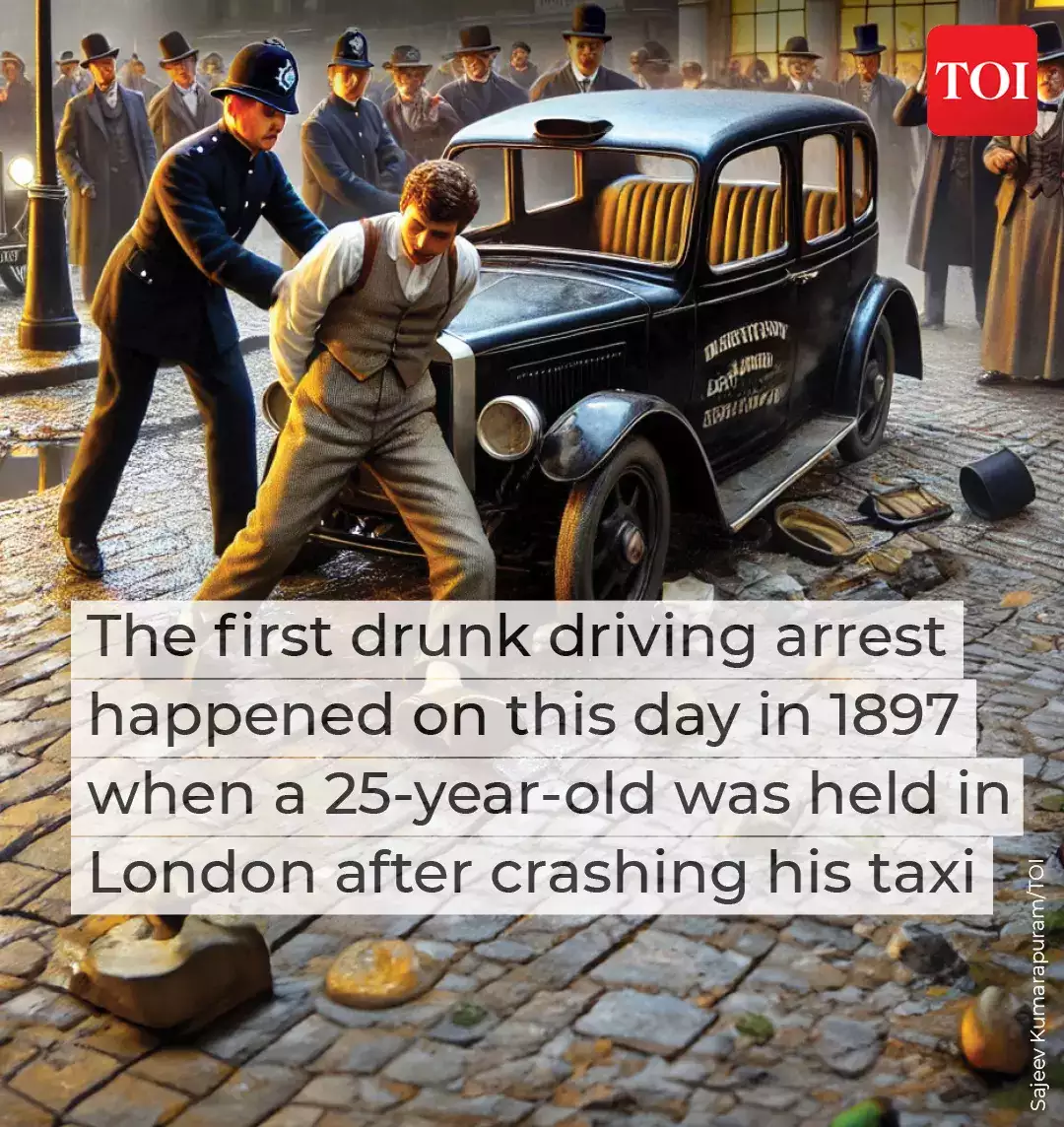 7. First drunk driving arrest