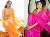 ​Priyanka Mohan captivates in a sarees, embodying timeless grace and allure​