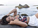 Mrunmayee Deshpande's exclusive photoshoot on Palolem beach in Goa