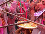 Lathmar Holi celebrated with exuberance in Barsana 